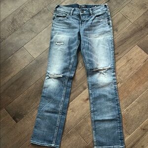 Silver Brand Blue Distressed Women's Jeans